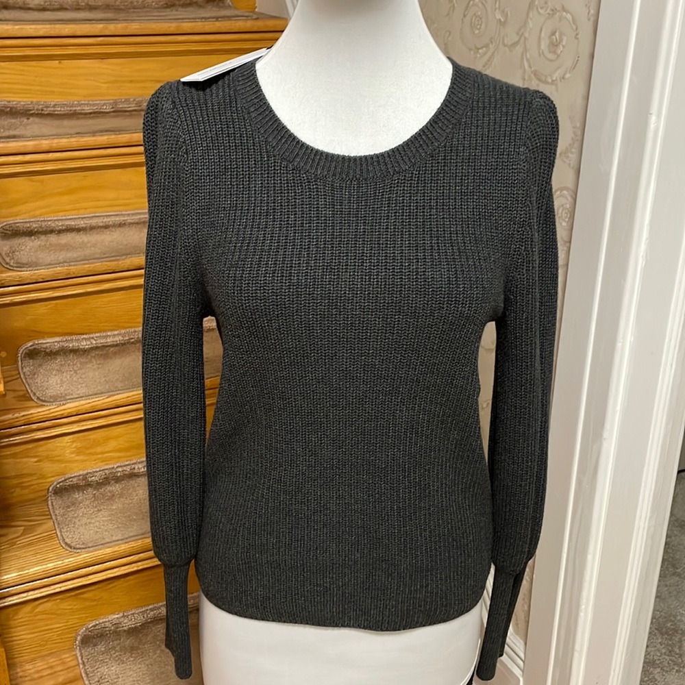 NWOT 525 America Dark Grey Sweater, Size S